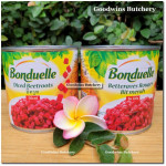 Vegetable Bonduelle France tin BEETROOTS DICED 400g